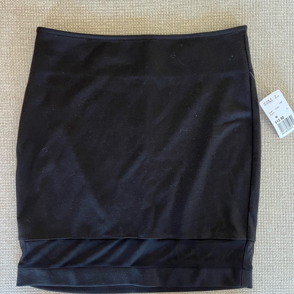 Forever 21 Black Mini/Pencil Skirt